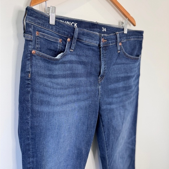 J. Crew 8” Toothpick High Rise Blue Women’s Jeans (34) - Picture 3 of 8